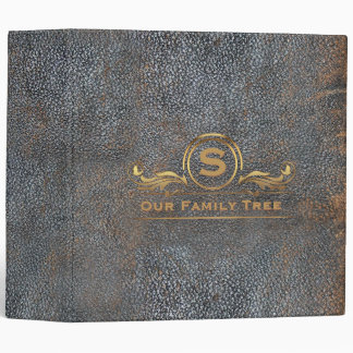 Family Tree Genealogy | Antique Vintage Leather Binder