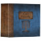 Family Tree Genealogy Faux Leather Blue