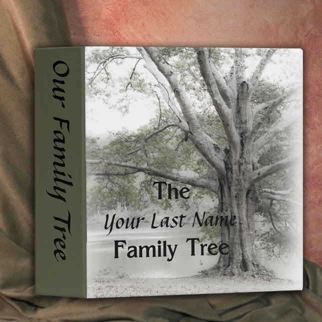 Family Tree Genealogy Two-Inch Binder (2" Family Genealogy Binder)