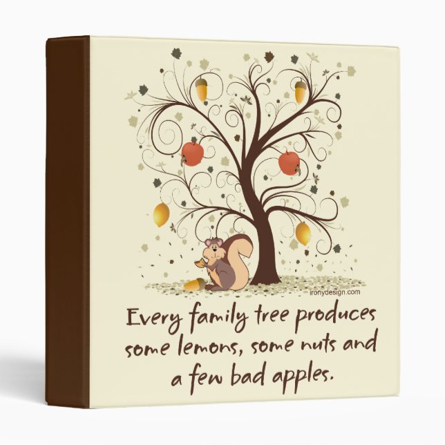 Family Tree Humour Binder (Front/Spine)