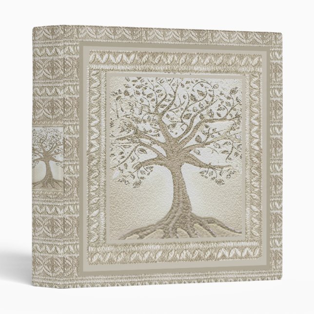 Family Tree in Tan Colors Binder (Front/Spine)