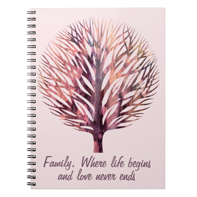 Family tree notebook (Front)
