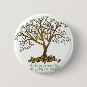 Family Tree Nuts 2 Inch Round Button
