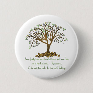 Family Tree Nuts 2 Inch Round Button