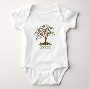 Family Tree Nuts Baby Bodysuit