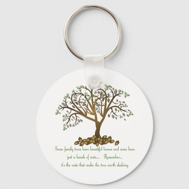 Family Tree Nuts Keychain (Front)
