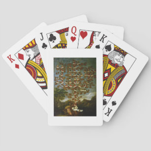 Family Tree of the Cornaro Family Playing Cards