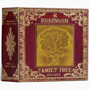 Family Tree Photo and Scrapbook with Monogram Binder