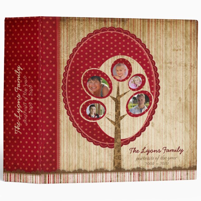 Family Tree Photo Binder (Front/Spine)