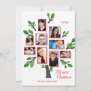 Family Tree Photo Holiday Card