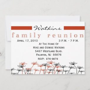 Family Tree Reunion Invitation-+ Invitation