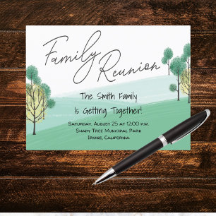 Family Tree Reunion  Postcard