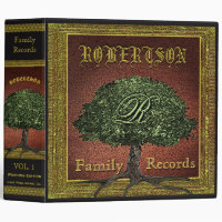 Family Tree | Vintage Leather Book Look