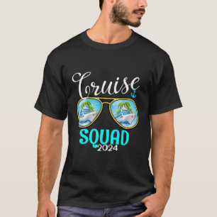 Family Trip 2024 Cruise Squad Birthday Girls Gone  T-Shirt