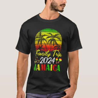 Family Trip 2024 Jamaica Travel Jamaican Summer Va T-Shirt