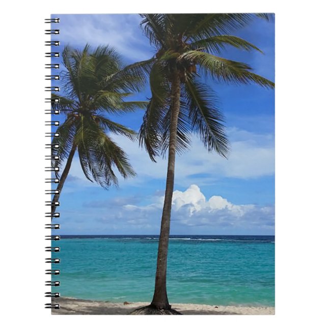 Family Trip Beach Vacation Guadeloupe Caribbean Notebook (Front)
