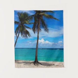 Family Trip Beach Vacation Guadeloupe Caribbean Tapestry