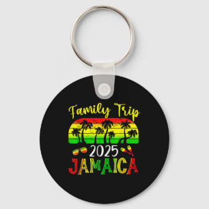 Family Trip Jamaica 2025 Summer Vacation Beach Mat Keychain