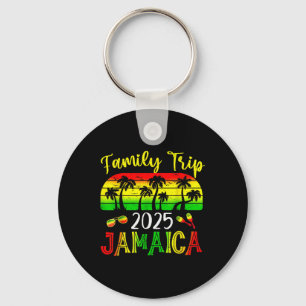 Family Trip Jamaica 2025 Summer Vacation Beach Mat Keychain