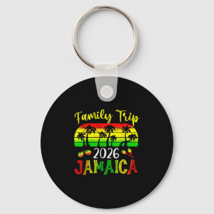Family Trip Jamaica 2026 Summer Vacation Beach Mat Keychain