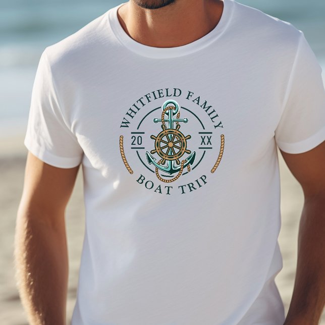 Family Trip Nautical Boating Vacation Tri-Blend Shirt (Family Trip Nautical Boating Vacation Tri-Blend Shirt)