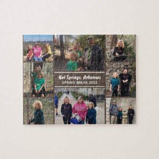 Family Trip Photo Collage Puzzle