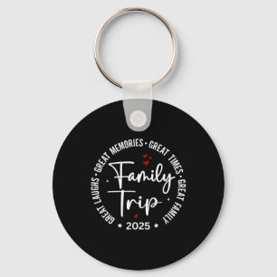 Family Trip Vacation 2025 Matching Group Keychain