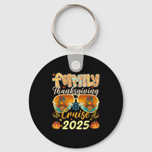Family Turkey Cruise Vacation Trip 2025 Thanksgivi Keychain