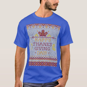 Family Ugly Christmast Sweater Funny Happy Thanksg