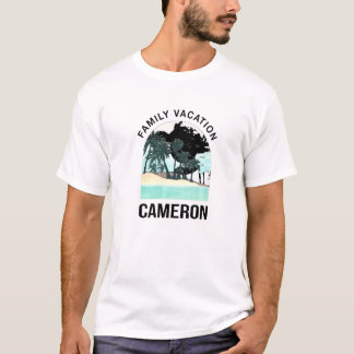 Family Vacation 2021 Cameron Summer Louisiana Trop T-Shirt
