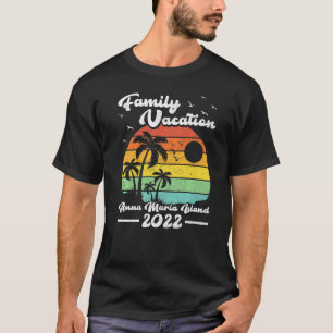 Family Vacation 2022 Vintage Florida Anna Maria Is T-Shirt