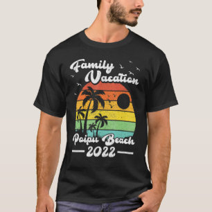 Family Vacation 2022 Vintage Hawaii Poipu Beach T-Shirt