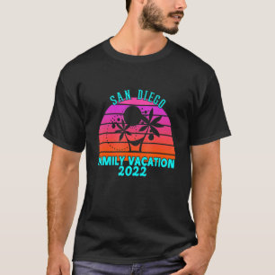 Family Vacation 2022 Vintage San Diego California T-Shirt