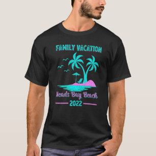 Family Vacation 2022 Vintage Style Anguilla Meads T-Shirt