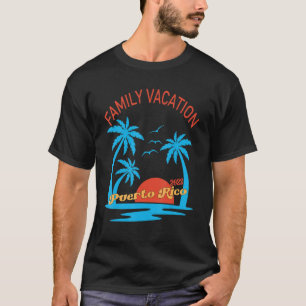 Family Vacation 2023 Puerto Rico Matching Group Su T-Shirt