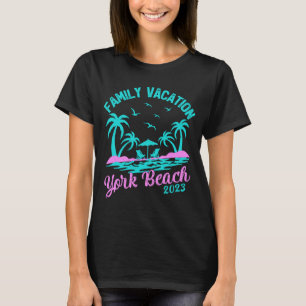 Family Vacation 2023 York Beach T-Shirt
