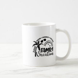 Family Vacation 2025 Beach Matching Family Summer  Coffee Mug