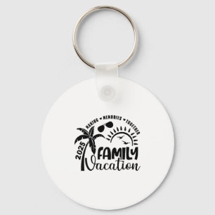 Family Vacation 2025 Beach Matching Family Summer Keychain