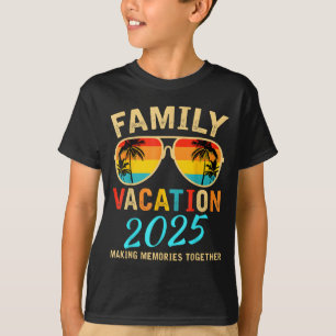 Family Vacation 2025 Beach Matching Summer Vacatio T-Shirt