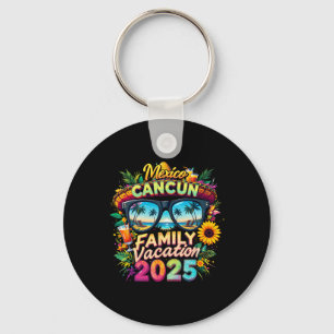 Family Vacation 2025 Cancun Mexico Matching Family Keychain