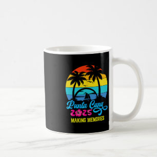 Family Vacation 2025 Dominican Republic Punta Cana Coffee Mug