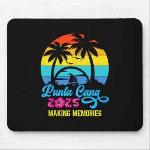 Family Vacation 2025 Dominican Republic Punta Cana Mouse Pad