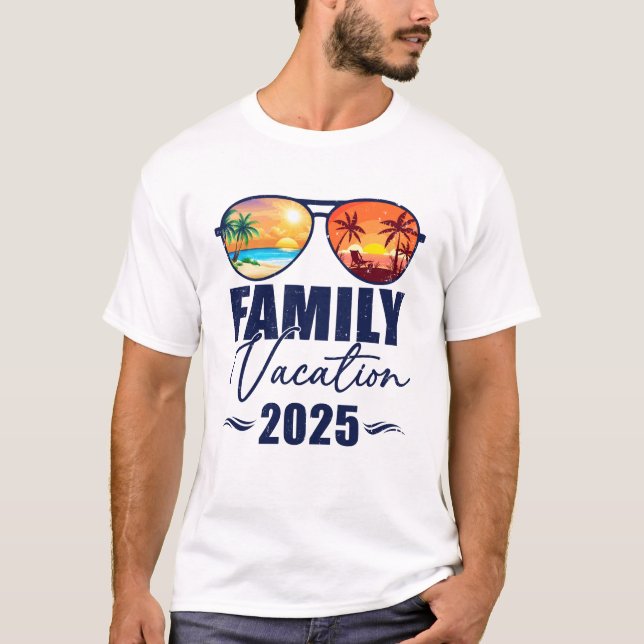 Family Vacation 2025 Making Memories Together Men  T-Shirt (Front)