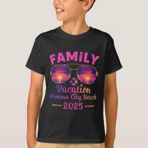 Family Vacation 2025 Sungles Florida Panama City B T-Shirt