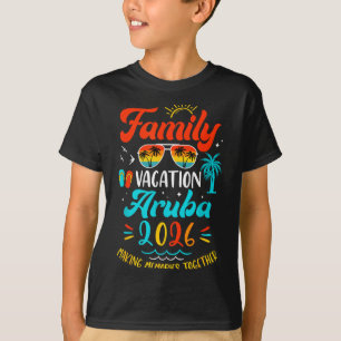 Family Vacation 2026 Aruba Matching Summer Vacatio T-Shirt