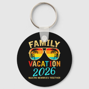 Family Vacation 2026 Beach Matching Summer Keychain