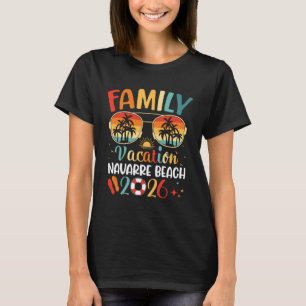 Family Vacation 2026 Matching Group Florida Navarr T-Shirt