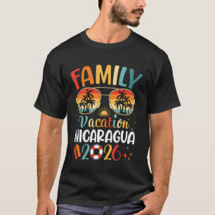 Family Vacation 2026 Matching Group Nicaragua Beac T-Shirt