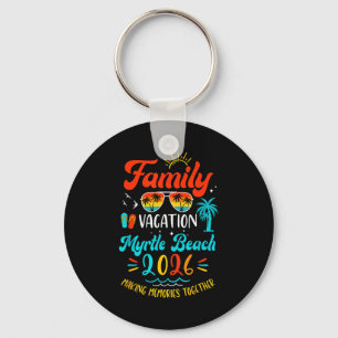 Family Vacation 2026 Myrtle Beach Matching Summer Keychain