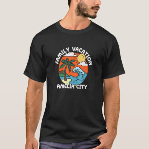 Family Vacation Amelia City Beach Florida Beach Bu T-Shirt